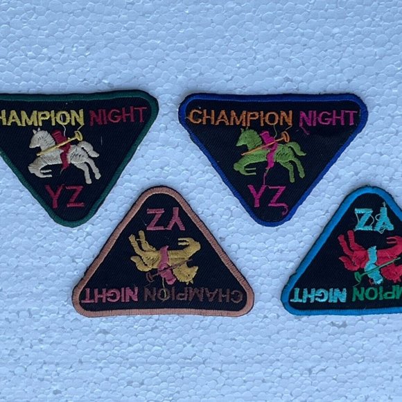 Lot of 4 Patches Iron On Embroidery Patches for Craft Art Clothes Jacket Jeans - Picture 3 of 9